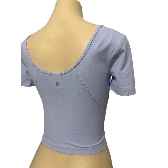 Lululemon Women's Align Short Sleeve T-Shirt Size 4 Black - Picture 9 of 11